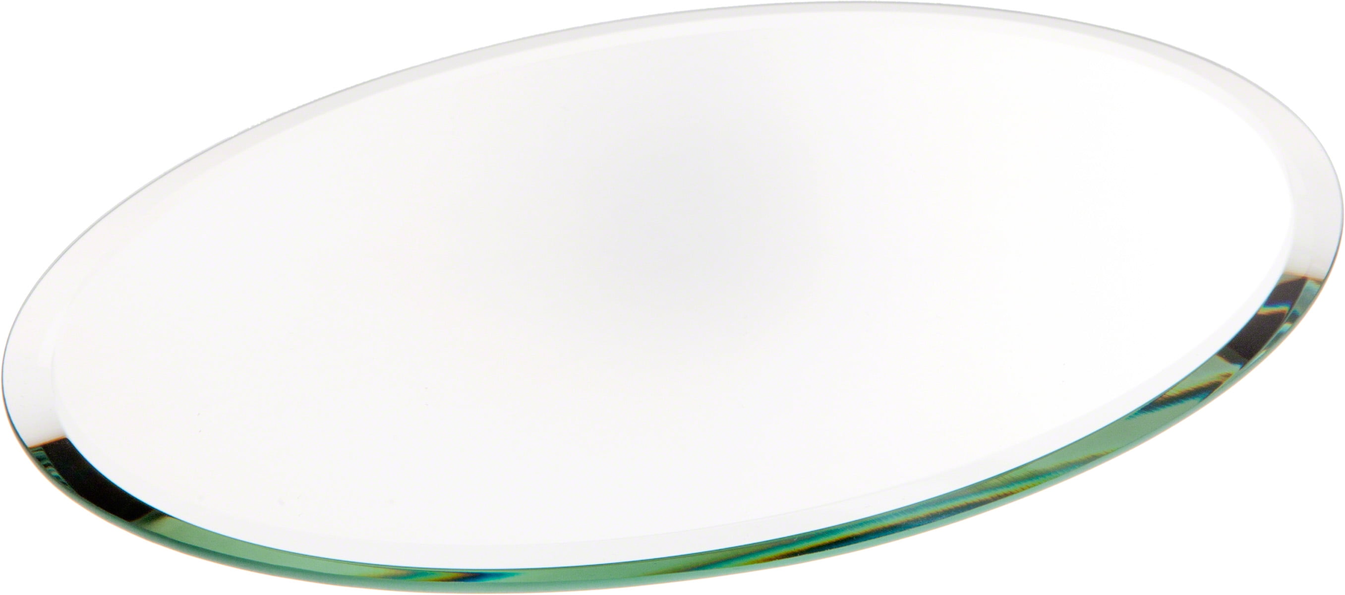 Plymor Oval 3mm Beveled Glass Mirror 5 inch x 7 inch 