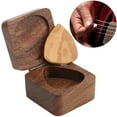 thumbnail image 3 of Wooden Guitar Picks Case Holder Container Cubic Plectrum Storage Box Guitar Parts, 3 of 12