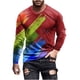 thumbnail image 2 of Blusas y camisas de manga larga con cuello redondo para hombre, blusas casuales de cuello redondo y manga larga, camisetas estampadas, blusas para hombre, 2 of 4