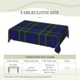 thumbnail image 6 of Rectangle Table Cloth, Macneil of Colonsay Tartan Blue Green Plaid Resistant Washable Tablecloth Decorative Table Cover for Dining, Indoor and Outdoor, 6 of 6