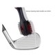thumbnail image 2 of Cepillo de limpieza para palos de golf, cepillo de limpieza de doble cara, cepillo de acero de nailon, accesorios de golf con gancho, 2 of 3