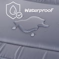 thumbnail image 4 of Waterproof Dog Bed - 28x18 Pet Bed with Raised Edge - Easy-To-Clean Multi-Purpose Crate Mat for Home and Car Travel by PETMAKER (Gray), 4 of 8