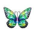 thumbnail image 2 of mariposas de metal Decoración de pared, Adorno de arte de pared para interiores y exteriores, ala, Esculturas de mariposas de metal portátiles para pa Estilo A, 2 of 8