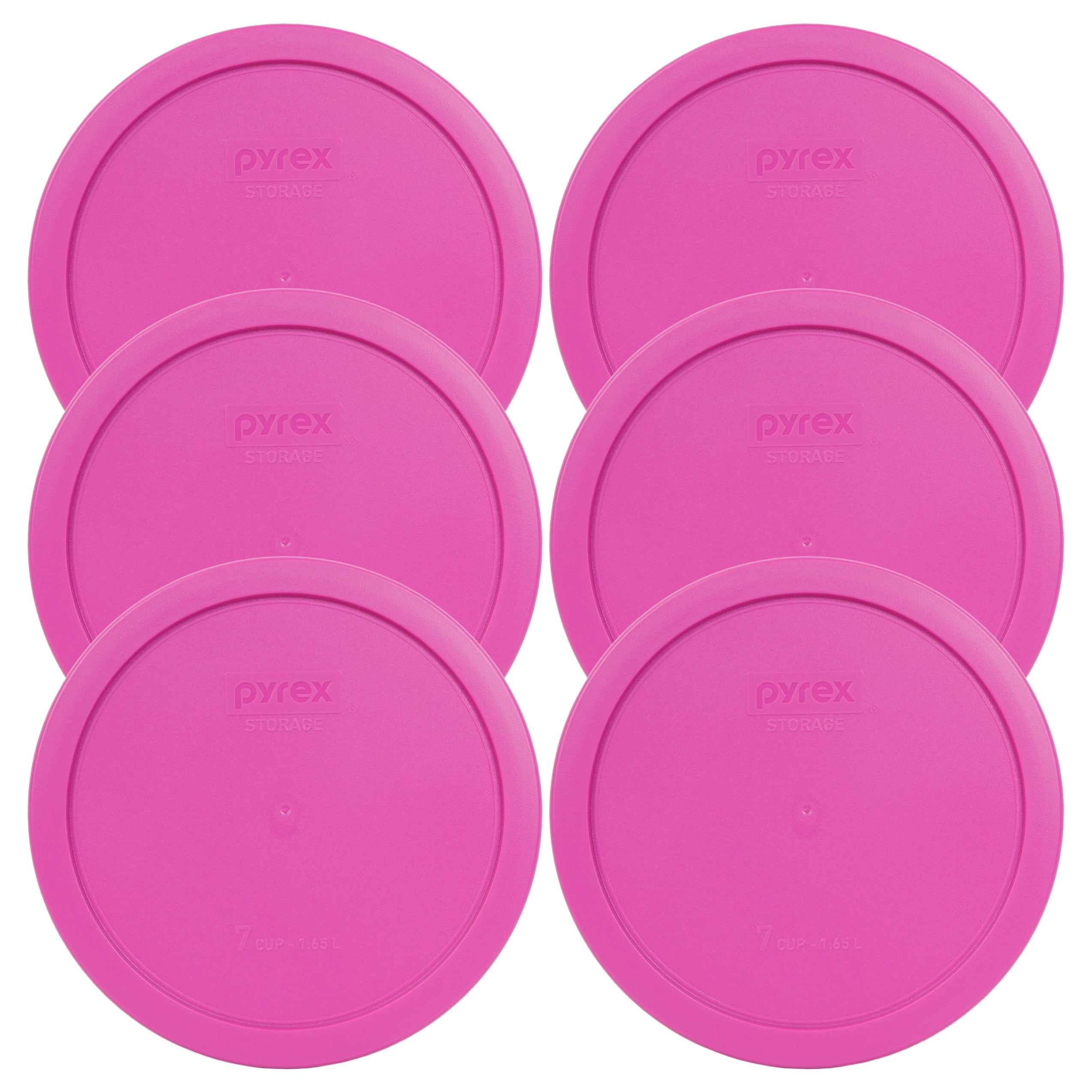 Pyrex Replacement Lid 7402PC Pink Round Cover (6Pack) for Pyrex 7402