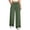 Army Green#cooling summer pants, variant on Womens Summer Pants Flowy Palazzo Pants Baggy Casual High Waisted Wide Leg Pants Lounge Beach Trousers with Pockets Wine XL