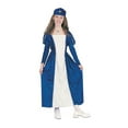 thumbnail image 2 of RG Costumes 91164-BL-S Renaissance Queen Costume Bleu - Taille Enfant-Petit, 2 of 3