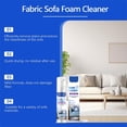 thumbnail image 5 of Powerful Fabric Sofa Foam Cleaner, Sofa Fabric Cleaner, Multi Purpose Foam For Deep Cleaning Upholstery, No Scrub Quickly Upholstery Cleaner for Furniture, for Carpet Curtain Mattress (1PC), 5 of 8