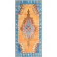 thumbnail image 5 of Unique Loom Timeless Collection Area Rug - Thomas (2' 6" x 14' Runner Orange/Blue), 5 of 6