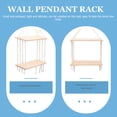 thumbnail image 5 of Shelf Storage Shelves Wall Pendant Rack Kids' Room Decor Wall Hanging Decor Cotton Rope Storage Rack, 5 of 5