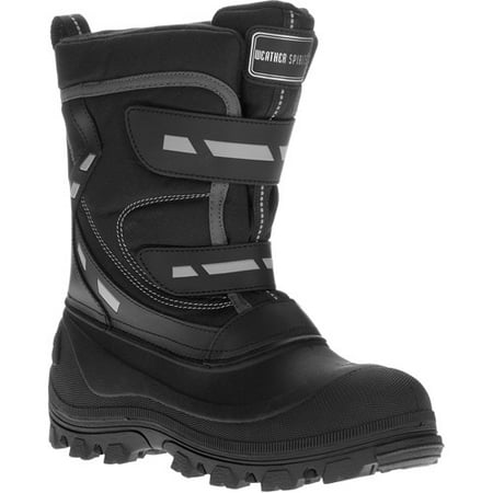 mens snow boots with velcro straps