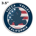 thumbnail image 2 of Yucca Valley, California ATV / OHV American Flag 3.5 Inch Iron Or Sew On Embroidered Fabric Badge Patch Extreme Sports Iconic Series, 2 of 2