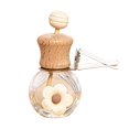thumbnail image 1 of Botella difusora de perfume para automóvil, adorno decorativo con fragancia para aromaterapia para mujer, flor blanca, 1 of 5