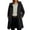 Black, variant on ClodeEU Women's Waterproof Windproof Long Hooded Jacket with Pockets ,Casual Hiking Camping Coat Black,Women's Plus L