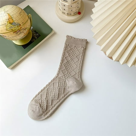 

3 pairs * Womens Socks Solid Color Socks Colorful Lightweight Cotton Athletic Socks socks for women size 9-11 knee high