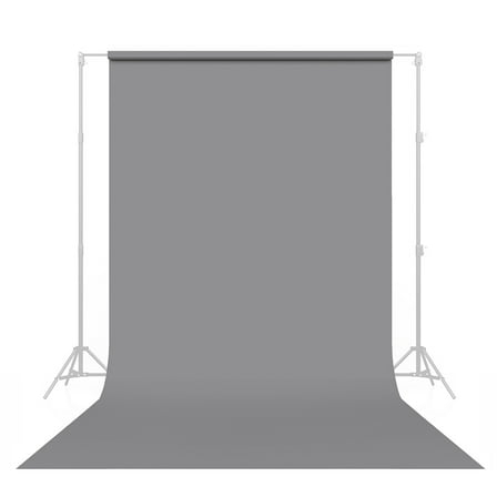 Savage Seamless Paper Photography Backdrop - #56 Fashion Gray (86 in x 36 ft) for Youtube Videos, Live Streaming, Interviews and Portraits - Made in USA