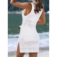 thumbnail image 2 of Womens Swimwear Cover Ups 2024 Summer Crochet Hollow Out Knit Bathing Suit Beach Dresses, 2 of 12