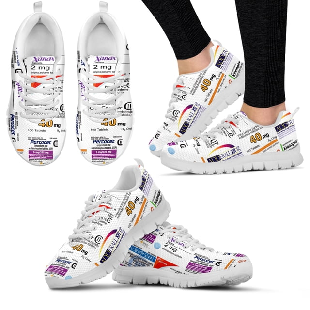 Zapatillas de deporte blancas con estampado de número de seguimiento logístico, zapatillas informales de primavera, zapatos de malla transpirables