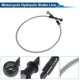 thumbnail image 5 of Tubería de aceite de freno de embrague de motocicleta de 80 cm, lazos de cable de freno hidráulico para motocicletas, bicicletas de tierra, ATV, tono plateado, 5 of 6