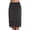 C626 Black, variant on Gbsyewxs Skirts For Women Midi High Elastic Waist Solid Color Lace Trim Pencil Skirt Soft Women'S Skirts Beige