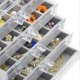 thumbnail image 5 of 5-Tier Stackable Jewelry Organizer with Removable Velvet Trays & Adjustable Dividers, Clear Acrylic Jewelry Box for Earring Storage, 5 of 5