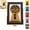 Brown, variant on Candy Dispenser Picture Frame, Handy Wall Candy Frame, Wall Mount Gumball Machine Creative Handy Candy Dispenser for Desk Countertop Adults & Children Room Sweet Display