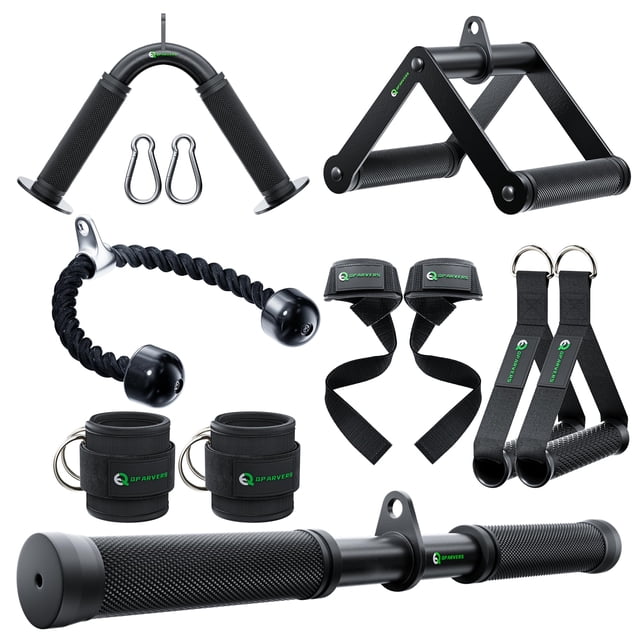 Set de accesorios para máquina de poleas QPARVERS para jalón al pecho