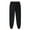 Black, variant on Sweatpants For Women Winter Solid Color High Waist Warm Pants Thick Lined Athletic Jogger Fleece Drawstring Lace-Up Thermal Lined Sweatpants With Pockets