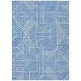 thumbnail image 2 of Addison Rugs Chantille Indoor/Outdoor Transitional Lines Blue Washable Rectangle Rug, 10' x 14', 2 of 6