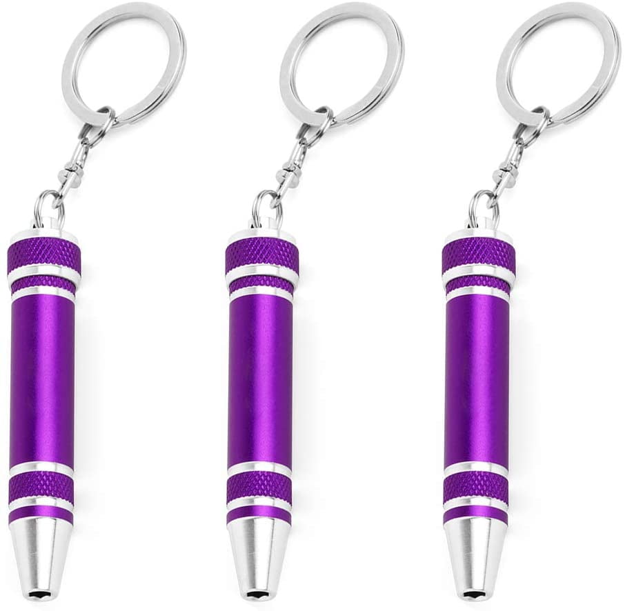 Portable Keychain Mini Screwdrivers with Key Stainless Keychain