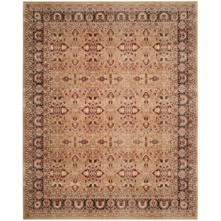 Safavieh Lavar Kerman Lvk620a Cream / Navy Rug 9' x 12