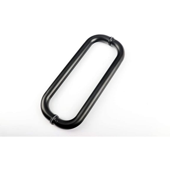 ATT 12'' Oil Rubbed Black Glass Door Handle Pull Offset Handle
