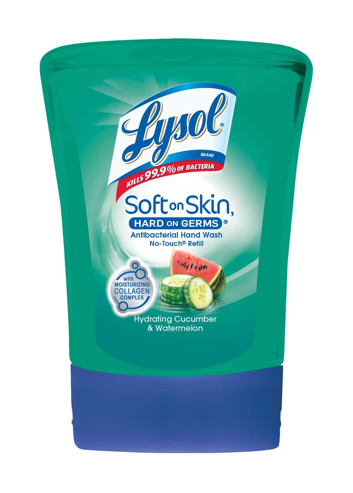 Lysol NoTouch Hand Soap Refill, Hydrating Cucumber & Watermelon, 8.5oz