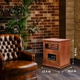 thumbnail image 5 of LifePlus Infrared Space Heaters for Home, Portable Wood Electric Quartz Heater with Remote Control Thermostat Energy Efficient for Inside Use, 5 of 8