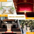 thumbnail image 4 of Gaonala Acrylic Church Pulpits with Wheels Church Podium Podium Stand Lecterns Pulpits for Church Wedding Office Speech Classroom Clear, 4 of 8