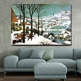 thumbnail image 2 of "Hunters In The Snow, Pieter Bruegel - CANVAS OR FINE PRINT WALL ART", 2 of 3