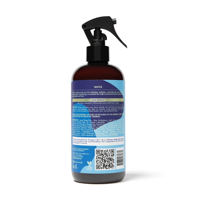 As I Am Dry & Itchy Scalp Care Water for Dry Scalp Flakes and Itch  Hydrating Treatment 16 fl.oz. with Aloe Vera, Ceramides and Copper  Tripeptide