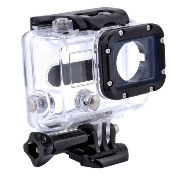 BPS Hero Waterproof Dive Housing Anti-Surf Pressure Camera Case for GoPro Hero3 & Hero4, Clear