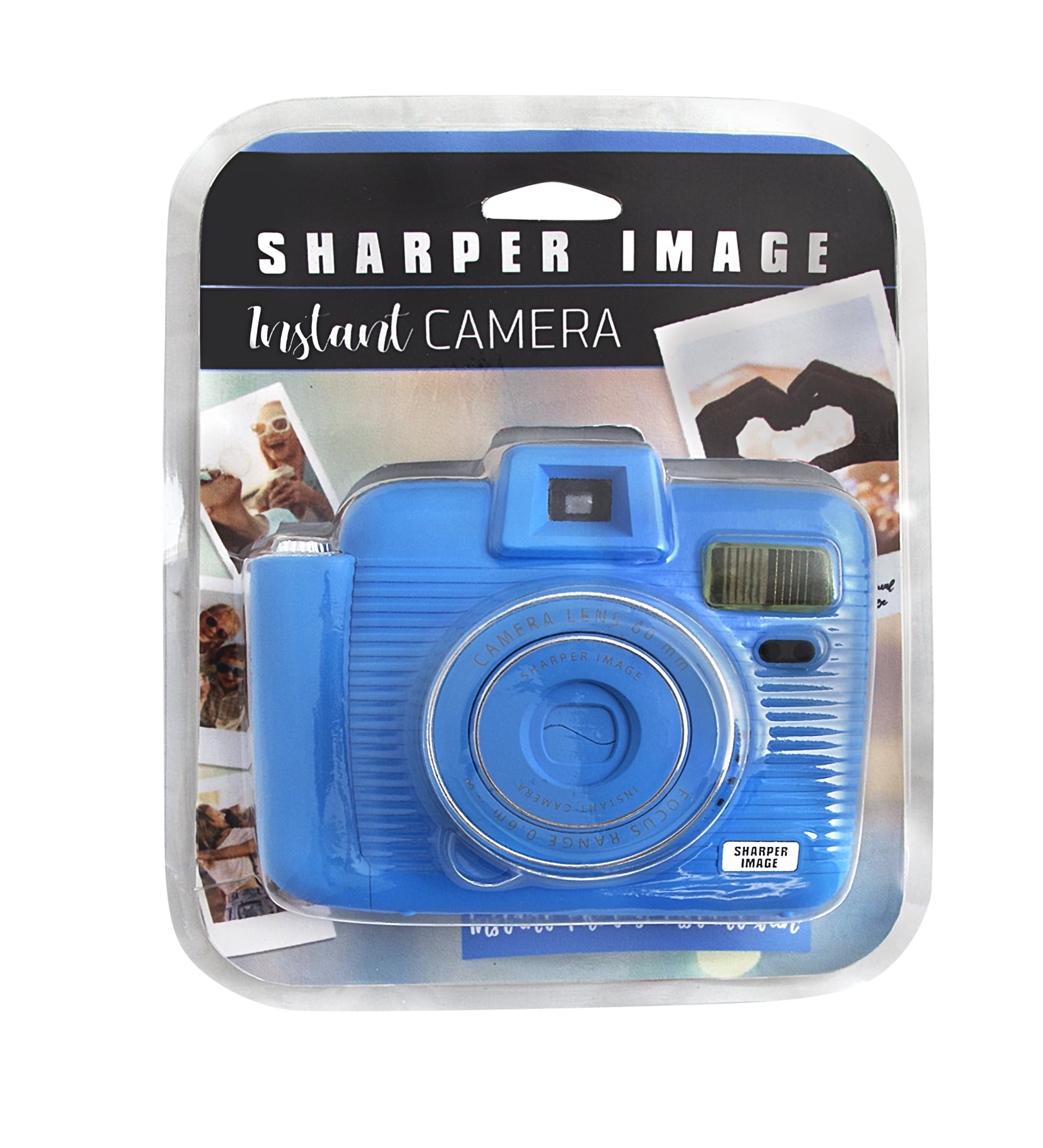 Sharper Image Instant Camera Kit Compatible With Fujifilm Instax Mini Film Blue Walmart Com Walmart Com