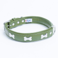 thumbnail image 2 of Os ROTTERDAM en Cuir pour Collier de Chien à une Rangée d'Os, 2 of 3