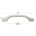 thumbnail image 2 of GlideRite 3-3/4 in. (96mm) Center-Center Twisted Cabinet Bar Pull, Satin Nickel - 4841-96-SN, 1 Pack, 2 of 4