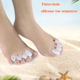 thumbnail image 5 of Separadores de dedos para mujeres y hombres, corrector espaciador de dedos – Divisores para corregir separadores de dedos para corregir tus dedos de los pies, 5 of 5