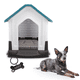 thumbnail image 1 of KE WOOW Casa Térmica para Mascotas, Ideal para Viaje, Abatible, Mediana, Incluye Colchón y Placa Personalizada, Color Azul KE WOOW Casa térmica colapsable, 1 of 11