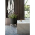 thumbnail image 6 of Veradek Demi Series Raised 16" Plastic-Stone Planter - (Black/White, 1 Pack), 6 of 11