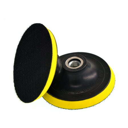Wax Polishing Buffing Pad Backing Plate for Hooking Looping Grinding Machine&Flocking Sandpaper&Self-adhesive Wool (Best Wheel Wax For Painted Wheels)