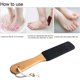 thumbnail image 4 of Lima de pie de pedicura, Lima de cuerno, raspador de pie para remover piel dura, raspador de pie de pedicura Manual profesional de doble cara JFHHH pequeña, 4 of 5