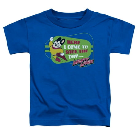 

Mighty Mouse Here I Come Toddler T-Shirt Royal Blue