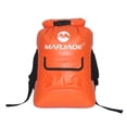 thumbnail image 1 of Soidarity Bolsa seca impermeable 22L de camuflaje de gran capacidad con hebilla con bolsillo para teléfono Paquete de deportes acuáticos Deportes acuáticos Naranja Soidarity OD025905-03, 1 of 6
