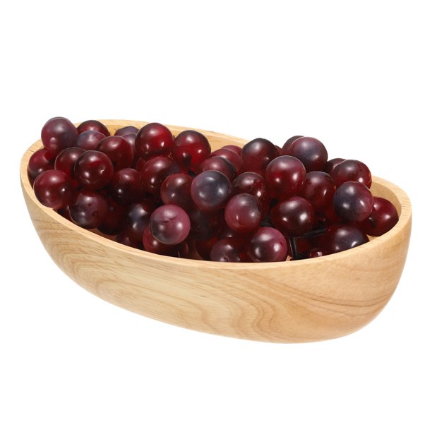 Bandeja de Servir de Bambú Uxcell, 6.7 x 3.7 Pulgadas, Bandejas de Madera en Forma de Barco, Platos de Servicio Portátiles para Comida, Frutas, Snacks, Pan, Vanity, Bodas, Picnics, Khaki