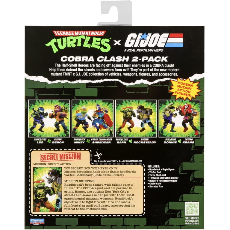 Teenage Mutant Ninja Turtles x G.I. JOE: Roadblock x Raph vs