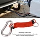 thumbnail image 4 of Cable De Emergencia Para Remolque, Cable De Seguridad De Freno De Remolque De Conexión Estable De PVC Galvanizado Resistente Rojo De Alta Dureza Con Clip De Resorte Para, 4 of 7